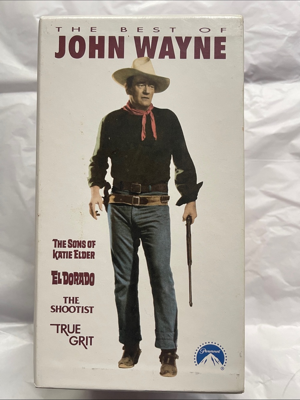 John Wayne classic western VHS tapes (untested)